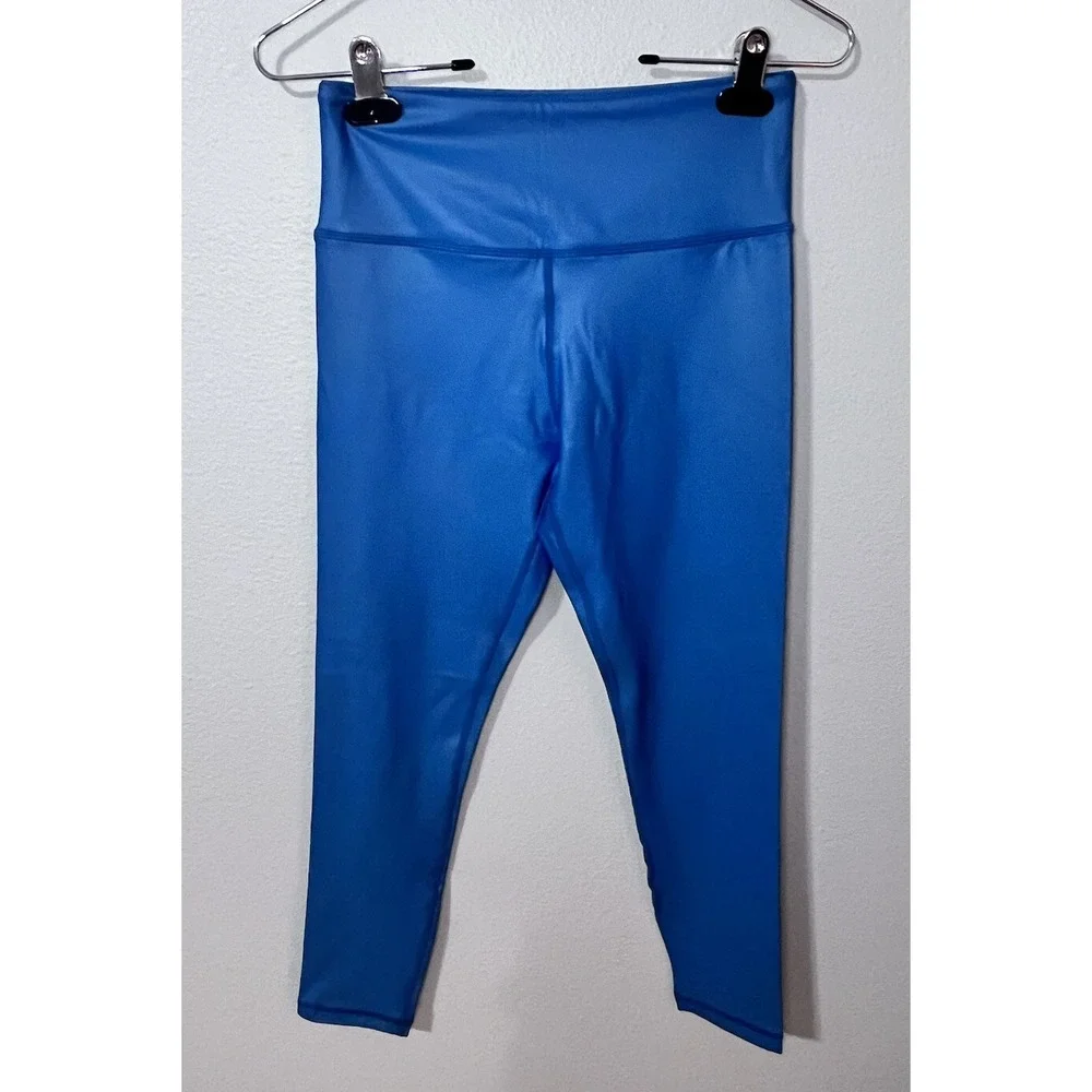 Zyia Active Ocean Metallic Light N Tight Hi Rise Leggings 7/8 Size 6-8‎ NWT